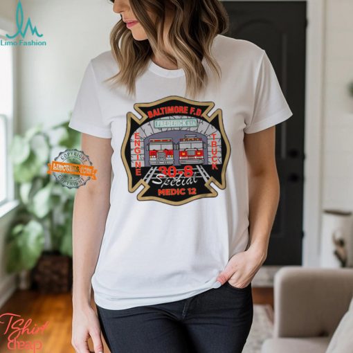 Unofficial Baltimore City Fire Department Engine 30 Shirt