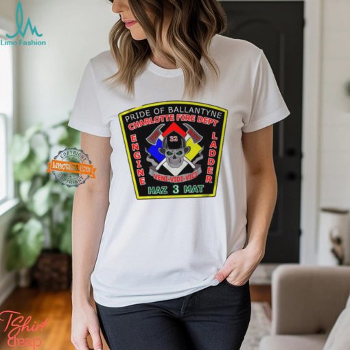 Unofficial Charlotte Fire Department Station 32 Shirt