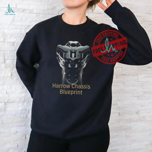 Upsidedownsmore Harrow Chassis Blueprint Shirt