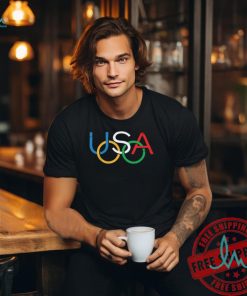 Usa Rings T Shirt