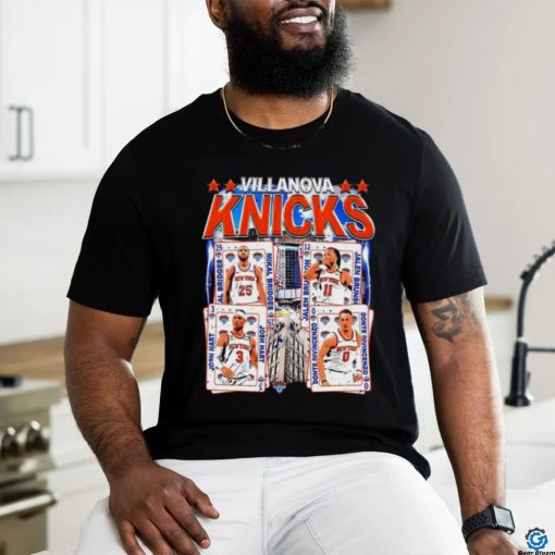 Villanova Knicks Mikal Bridges Jalen Brunson Josh Hart Donte Divincenzo cards shirt