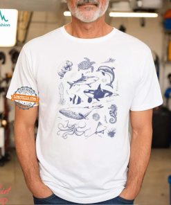 Vintage 90s Tattoo Sea Animal Tshirt
