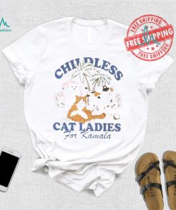Vintage Childless Cat Lady Shirt Coconut Tree Harris 47 Shirt