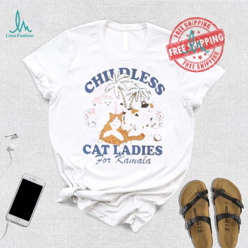 Vintage Childless Cat Lady Shirt Coconut Tree Harris 47 Shirt