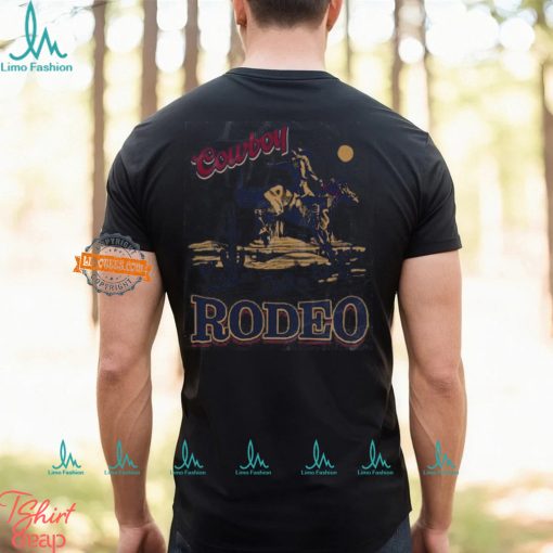 Vintage Western Cowboy Graphic T Shirt