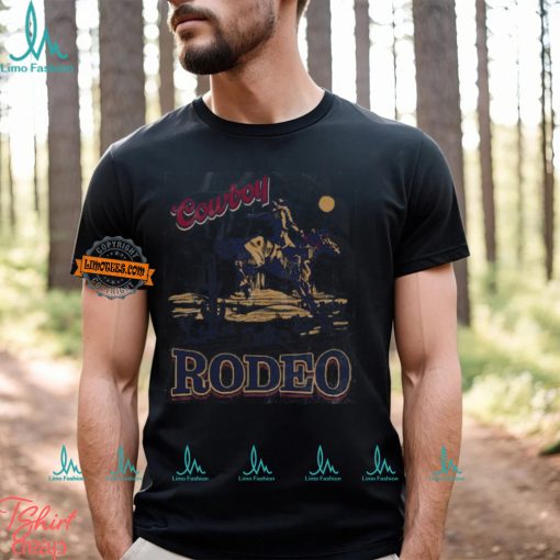 Vintage Western Cowboy Graphic T Shirt