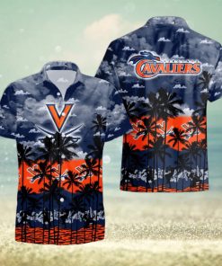 Virginia Cavaliers Palms Tree Hawaiian Shirt