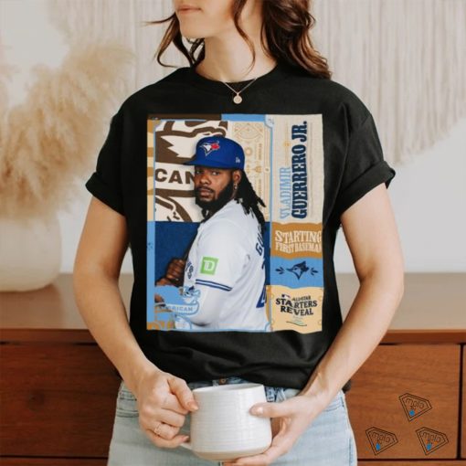 Vladimir Guerrero Jr Toronto Blue Jays Starting Designated Hitter All Star Starters Revealed 2024 shirt