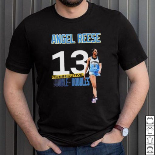 WNBA Chicago Sky Angel Reese Consecutive Double Doubles shirt