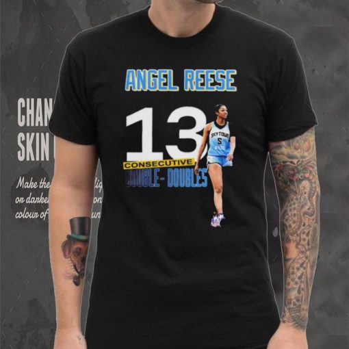 WNBA Chicago Sky Angel Reese Consecutive Double Doubles shirt