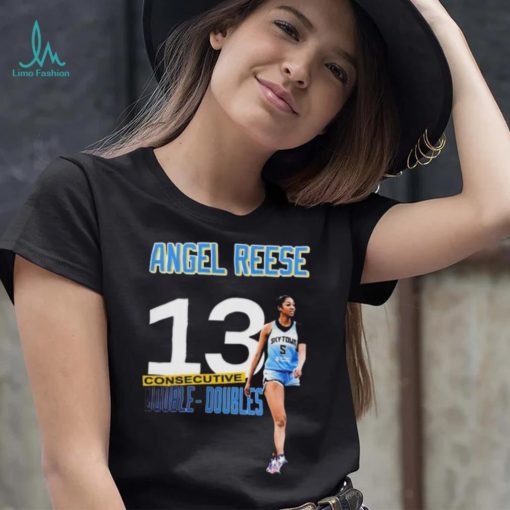 WNBA Chicago Sky Angel Reese Consecutive Double Doubles shirt