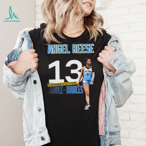 WNBA Chicago Sky Angel Reese Consecutive Double Doubles shirt