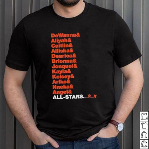 WNBPA 2024 All Stars Names Shirt