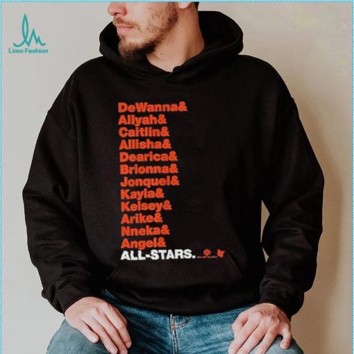 WNBPA 2024 All Stars Names Shirt