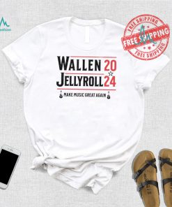 Wallen JellyRoll 2024 Make Music Great Again T Shirt