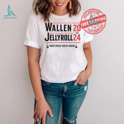 Wallen JellyRoll 2024 Make Music Great Again T Shirt