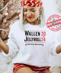Wallen JellyRoll 2024 Make Music Great Again T Shirt, hoodie, sweater, long sleeve and tank top Wallen JellyRoll 2024 Make Music Great Again T Shirt