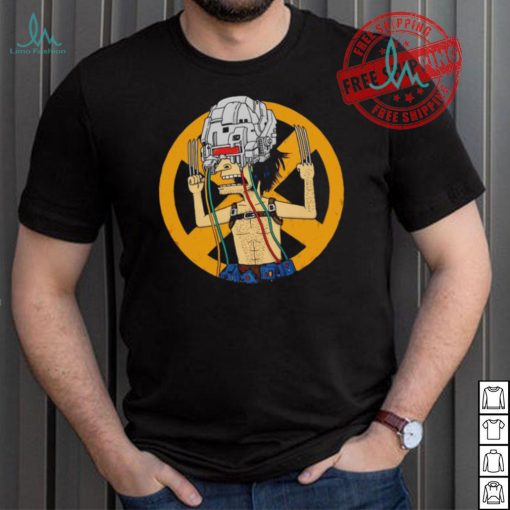 Weapon X and Cornholio Weaponholio logo shirt