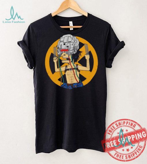Weapon X and Cornholio Weaponholio logo shirt