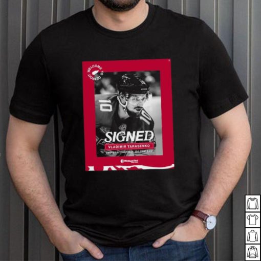 Welcome to Detroit Signed Vladimir Tarasenko shirt