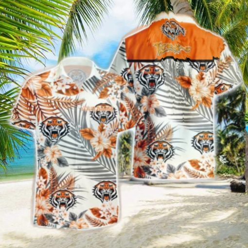 Wests Tigers NRL Combo Hawaiian Shirt And Shorts Personalized Gift Tropical Flower For Fans