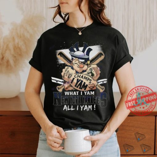 What I Yam New York Yankees All I Yam Unisex T Shirt