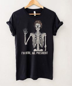Where’s jackie I’m here skeleton halloween shirt