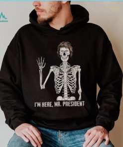 Where’s jackie I’m here skeleton halloween shirt