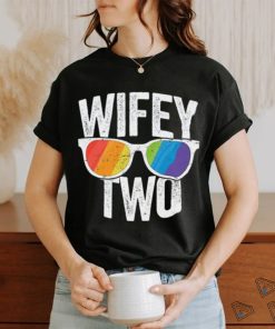 Wifey Two Lesbian Pride Lgbt Bride Couple Gift Tall T Shirt