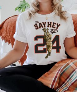 Willie Mays #24 The Say hey kid shirt