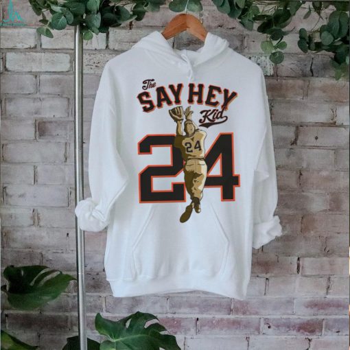 Willie Mays #24 The Say hey kid shirt
