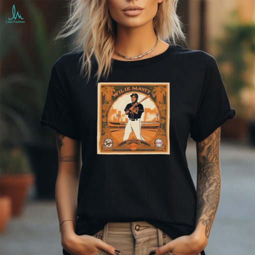 Willie Mays San Francisco Giants Vintage Baseball Icon Shirt