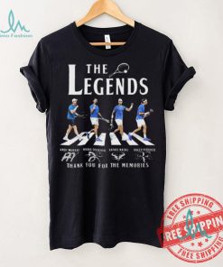 Wimbledon The Legends Andy Murray Djokovic Nadal Federer Signatures shirt
