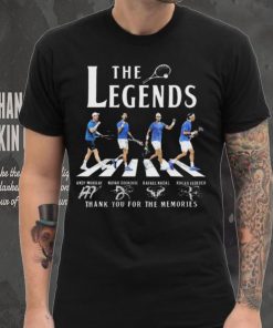 Wimbledon The Legends Andy Murray Djokovic Nadal Federer Signatures shirt