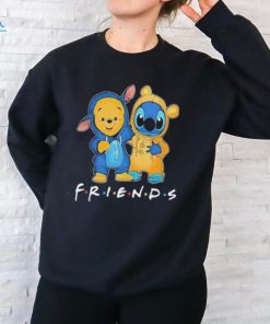 Winnie The Pooh Best Friends And Stitch Fan T Shirt