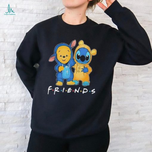 Winnie The Pooh Best Friends And Stitch Fan T Shirt