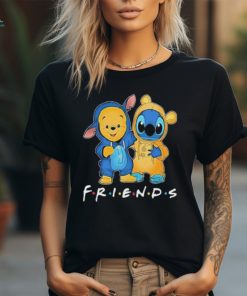 Winnie The Pooh Best Friends And Stitch Fan T Shirt