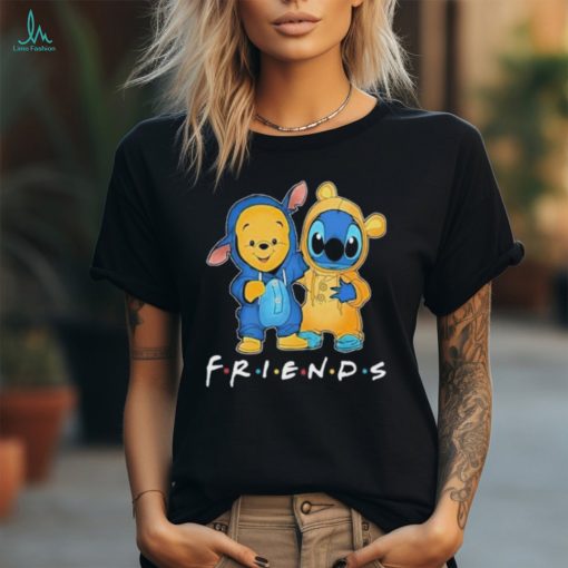 Winnie The Pooh Best Friends And Stitch Fan T Shirt