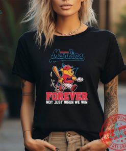 Winnie the Pooh Miami Marlins forever not just when we win shirt
