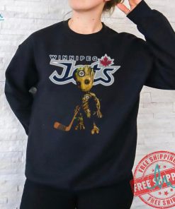 Winnipeg Jets NHL Hockey Groot Marvel Guardians Of The Galaxy Racerback T Shirt