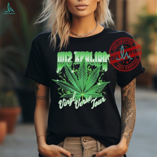 Wiz Khalifa Leaf Vinyl Verse Tour T shirts