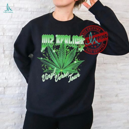 Wiz Khalifa Leaf Vinyl Verse Tour T shirts