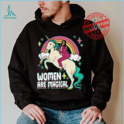 Women Are Magical Kamala Harris Unicorn Racerback Shirt