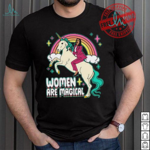 Women Are Magical Kamala Harris Unicorn Racerback Shirt