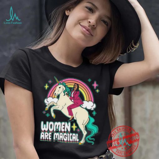 Women Are Magical Kamala Harris Unicorn Racerback Shirt