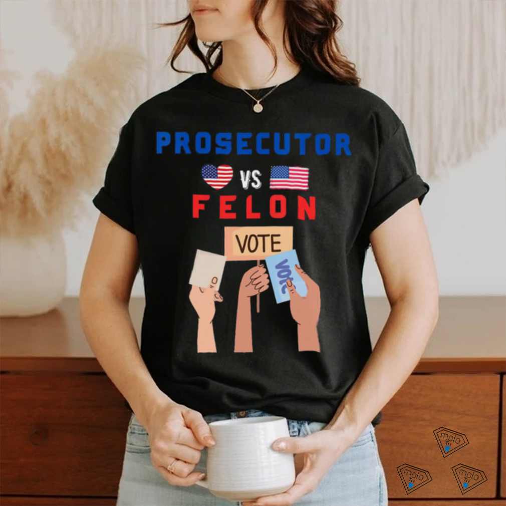 Womens Prosecutor Vs Felon Vote V Neck T shirt Womens Prosecutor Vs Felon Vote V Neck T shirt