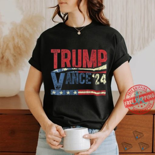 Womens trump vance 2024 donald trump 24 vance for president 2024 v neck t shirt