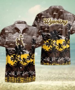 Wyoming Cowboys Palms Tree Hawaiian Shirt