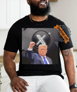 X Twitter and Donald Trump shirt