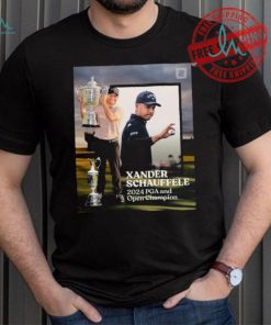 Xander Schauffele 2024 PGA and Open Champion T Shirt